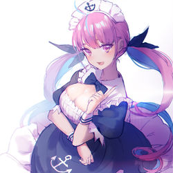 This is a pixiv picture whose title is aqua.
