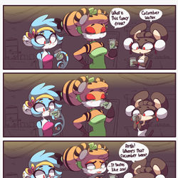 This is a pixiv picture whose title is Fancy Drink.