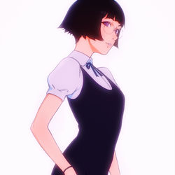 This is a pixiv picture whose title is uniform.