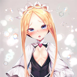 This is a pixiv picture whose title is Fesの衣装にイタズラしてしまった悪い子アビー.