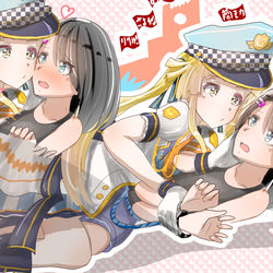 This is a pixiv picture whose title is 美咲ィ！逮捕よ！.