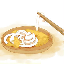 This is a pixiv picture whose title is うどんの日.