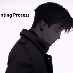 This is a pixiv picture whose title is Speed-Up Painting Process.