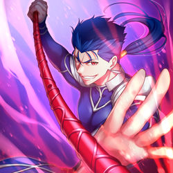 This is a pixiv picture whose title is ランサー.