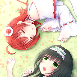 This is a pixiv picture whose title is 月鈴姉妹.