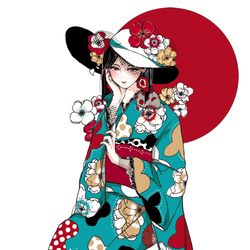 This is a pixiv picture whose title is エメラルドグリーン.