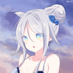This is a pixiv picture whose title is 海.