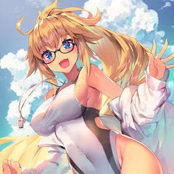This is a pixiv picture whose title is 水着ジャンヌ.