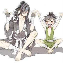 This is a pixiv picture whose title is ログ【どろろ3】.