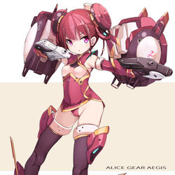 This is a pixiv picture whose title is 武装少女紅花ちゃん！.