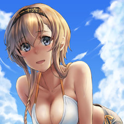 This is a pixiv picture whose title is 照月.