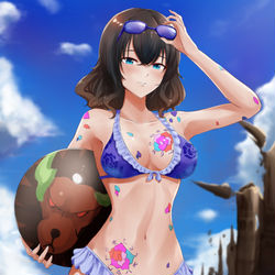 This is a pixiv picture whose title is ミリアム水着.