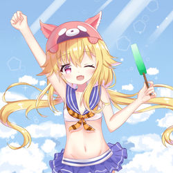 This is a pixiv picture whose title is 浣狸ちゃん.