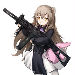 This is a pixiv picture whose title is ちびUMP45.