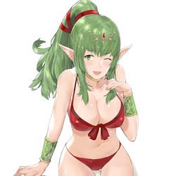 This is a pixiv picture whose title is Summer Tiki.