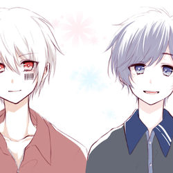 This is a pixiv picture whose title is マスクの下の顔.