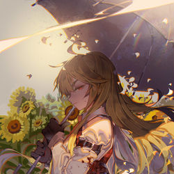 This is a pixiv picture whose title is 弱そうな匂いがする.