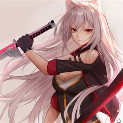 This is a pixiv picture whose title is 戰鬥.