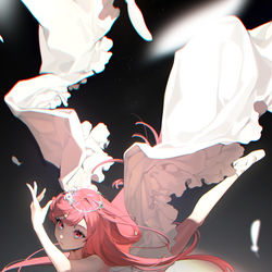 This is a pixiv picture whose title is 所詮、.