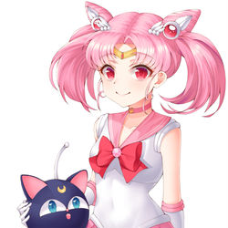 This is a pixiv picture whose title is ちびうさ.