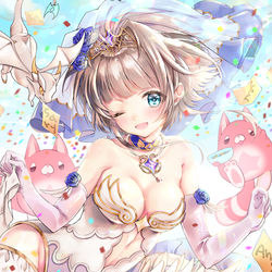 This is a pixiv picture whose title is 花嫁エクセリア.