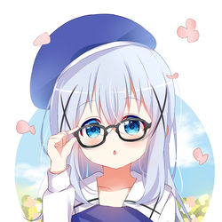 This is a pixiv picture whose title is メガネチノちゃん.