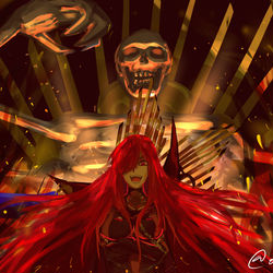 This is a pixiv picture whose title is 魔王信長.
