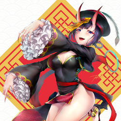 This is a pixiv picture whose title is キョンシー酒呑童子.