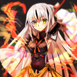 This is a pixiv picture whose title is 八華のランサー.