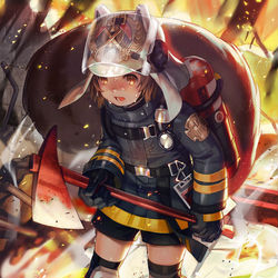 This is a pixiv picture whose title is 阿消.