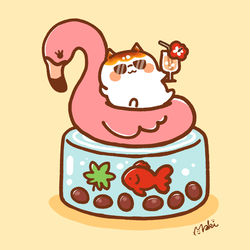 This is a pixiv picture whose title is 7月ですね.