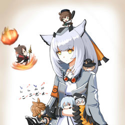 This is a pixiv picture whose title is 来一只有缘的白面鸮.