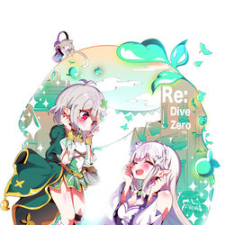 This is a pixiv picture whose title is 「お揃いだね」.