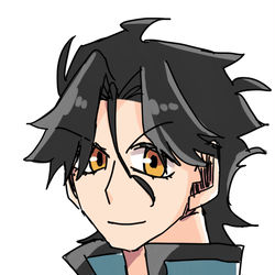 This is a pixiv picture whose title is 前髪下ろしディルムッド.