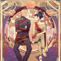 This is a pixiv picture whose title is naruhina....
