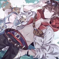 This is a pixiv picture whose title is 無題.