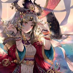 This is a pixiv picture whose title is 朝.