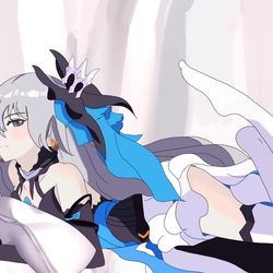 This is a pixiv picture whose title is 又摸了一张.
