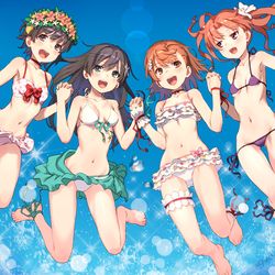 This is a pixiv picture whose title is ジャンプ！.