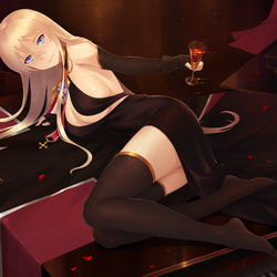 This is a pixiv picture whose title is ビスマルク（10000フォロワー達成！）.