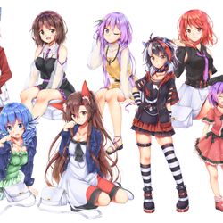This is a pixiv picture whose title is 輝針城.