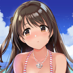 This is a pixiv picture whose title is 夏のしまむー.