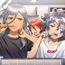 This is a pixiv picture whose title is いなずま　おえかきまとめ３.