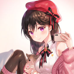 This is a pixiv picture whose title is ★.