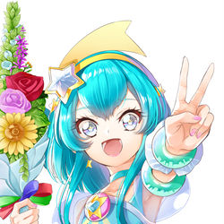 This is a pixiv picture whose title is 羽衣ララ生誕祭.
