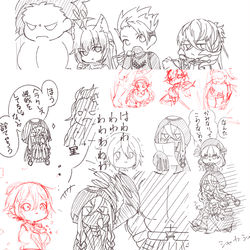 This is a pixiv picture whose title is ついろぐ.