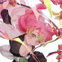This is a pixiv picture whose title is 恋の呼吸.