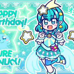 This is a pixiv picture whose title is はっぴーばーすでー☆オヨルン誕でオヨ～！.