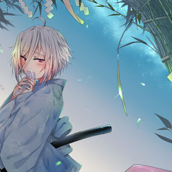 This is a pixiv picture whose title is 願い事.
