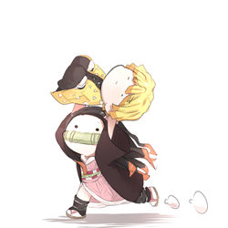 This is a pixiv picture whose title is 鬼滅の刃.